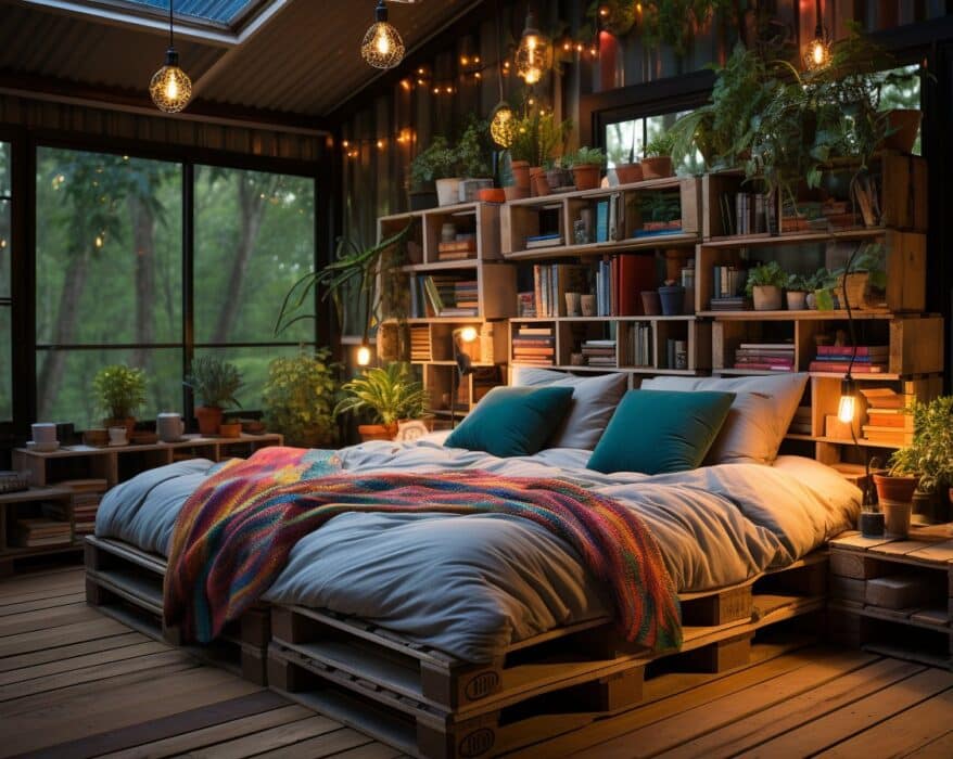 idees pour transformer des chutes de palettes en bois