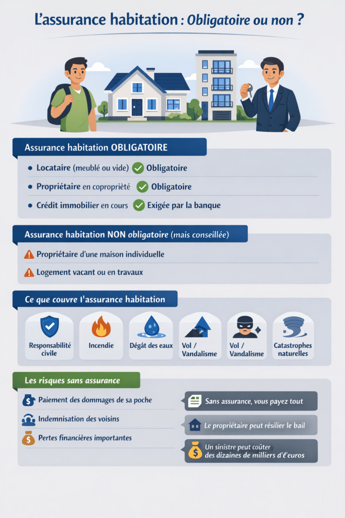 Infographie assurance habitation