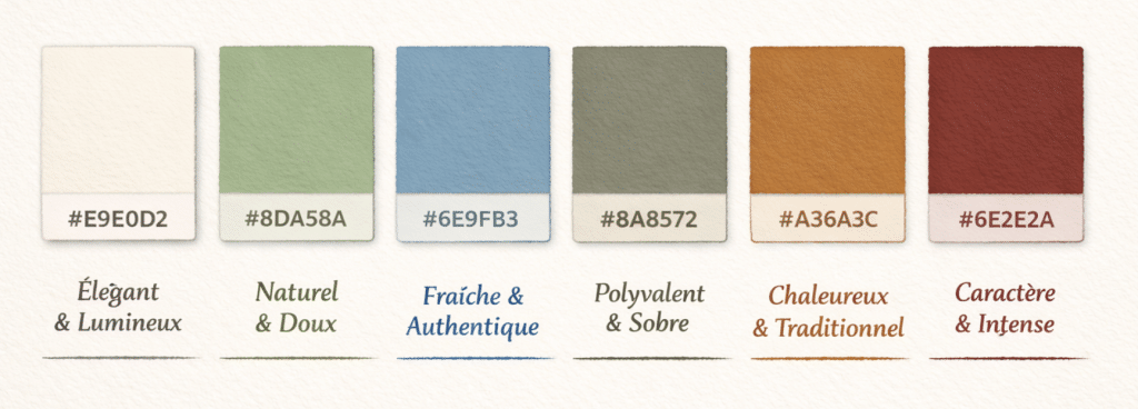 Couleurs pour volets maison provençale