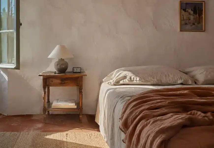 Chambre d'une maison typique du Sud de la France