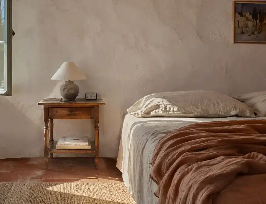 Chambre d'une maison typique du Sud de la France