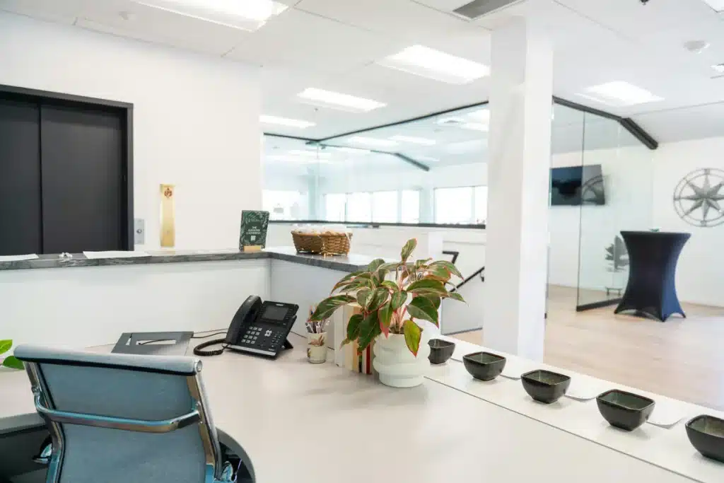 Réception d'une entreprise